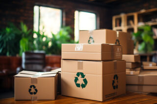 Recycled Cardboard Moving Boxes