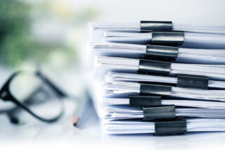 stacking of office working document
