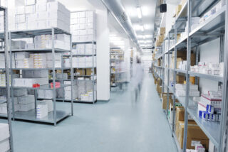 medical factory supplies storage indoor