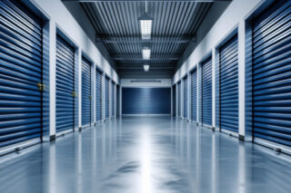 storage units at large storage facility